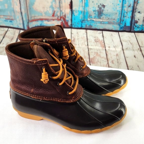 Sperry Leather & Rubber Duck Boot SALTWATER CORE STS91176 - Picture 5 of 8
